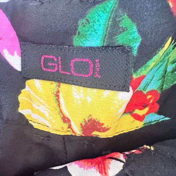 GLO JEANS Shorts Floral Junior's Size 1 New pockets lined multicolor - Picture 3 of 5